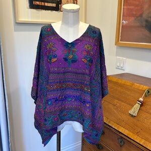 Sun Child Silk Caftan Shirt